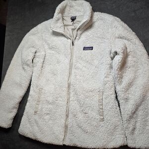 Women's White Fleece Jacket